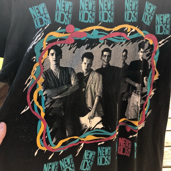 Vintage single stitch tshirt New Kids on the Block - Picture 1 of 5